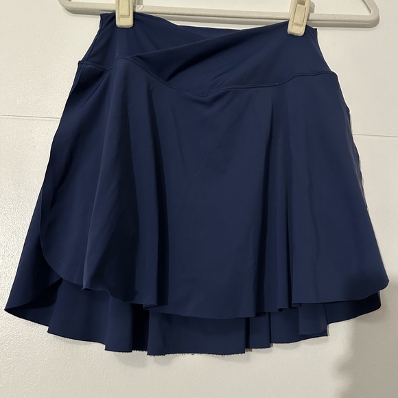 Timuspo Rok voor dames, zomer, tennisrok met broek eronder, hoge taille, activewear, sportrok, golfrok met 4 zakken, Bloem Groen, S